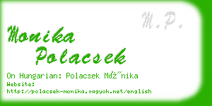 monika polacsek business card